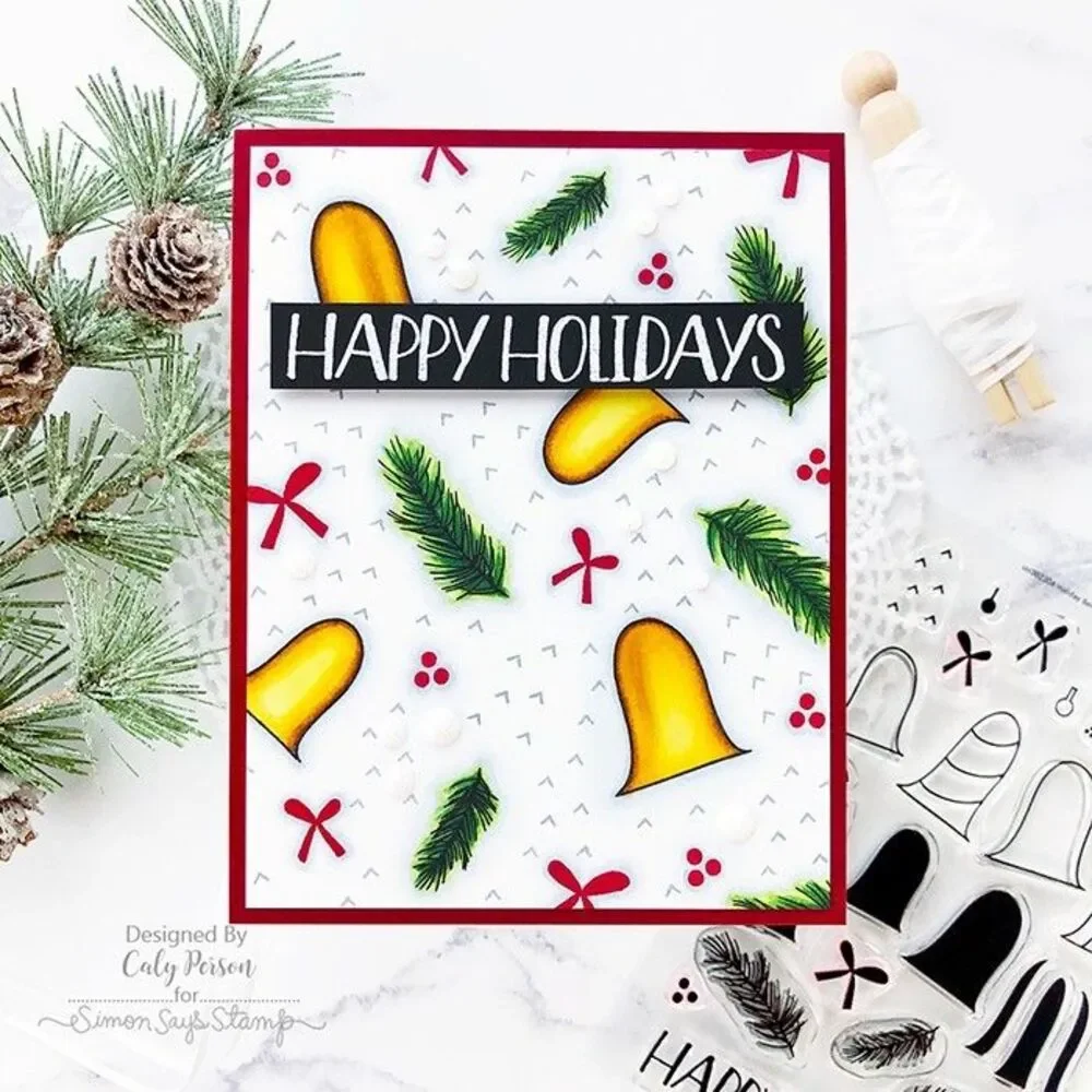 NEW - Stamptember 2020 - Avery Elle - Holiday Bells Stamp set